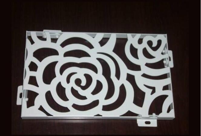 Carved aluminum veneer