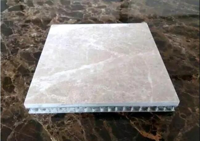 Мраморная алюминиевая сотовая панель