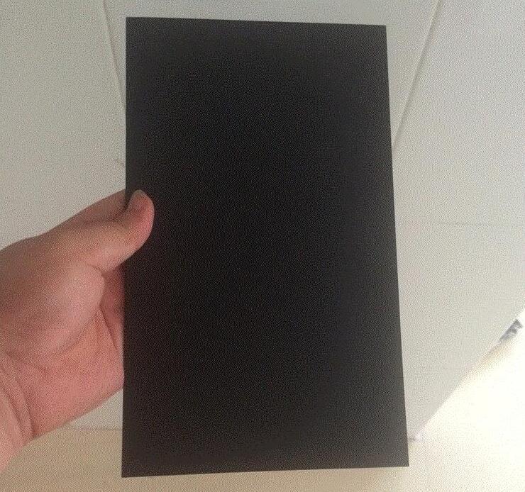черный анодированный алюминиевый лист