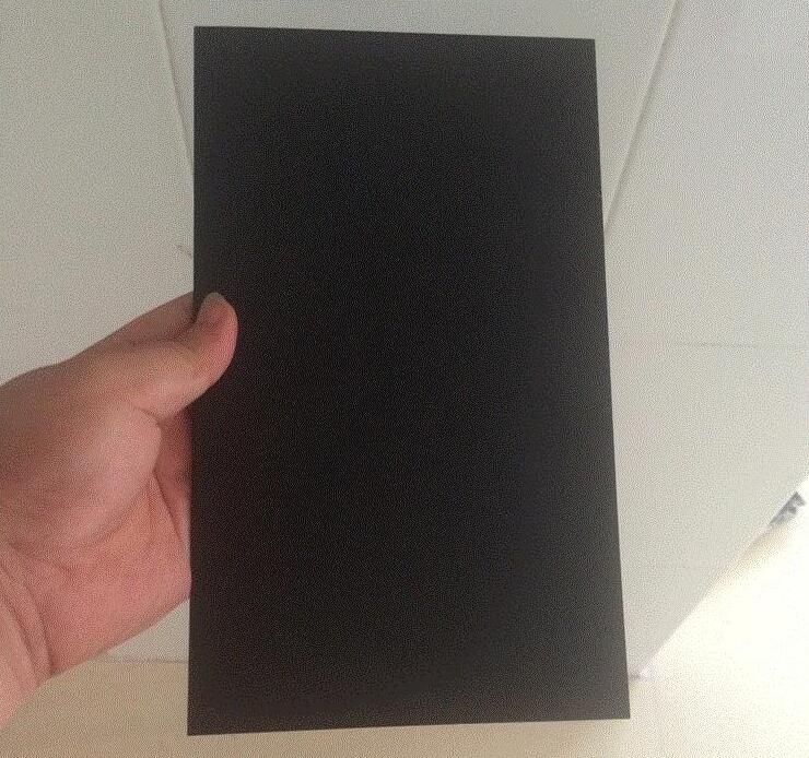 black anodized aluminum sheet