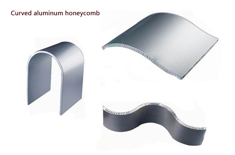 curved aluminum honeycomb panel