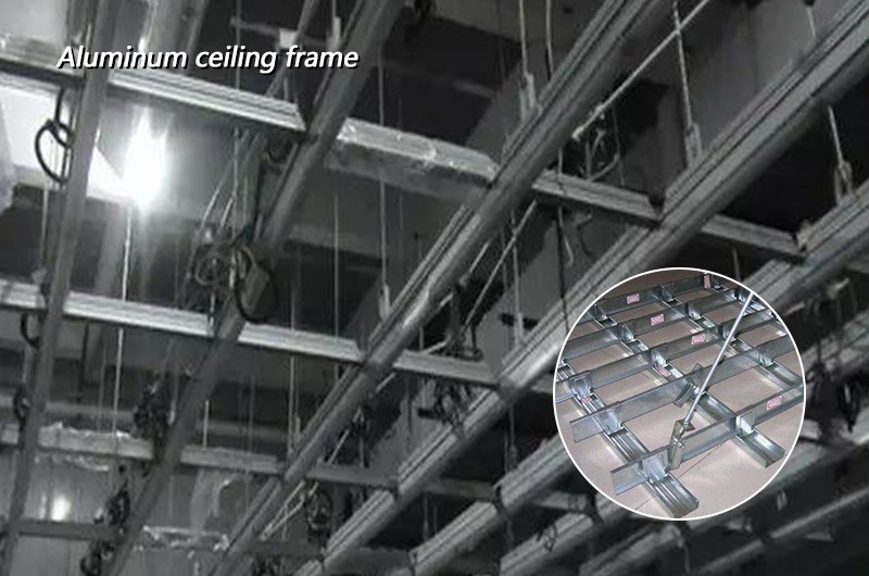 telaio del soffitto in alluminio
