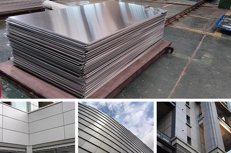 Decorative thermal insulation aluminum plate