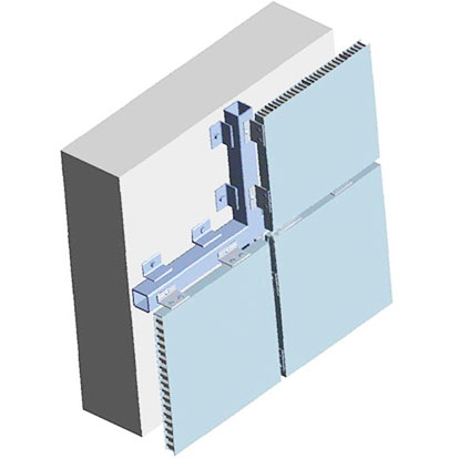 Aluminium Honeycomb Panel Untuk Curtain Wall