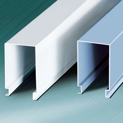 Special shaped aluminum baffle ceiling