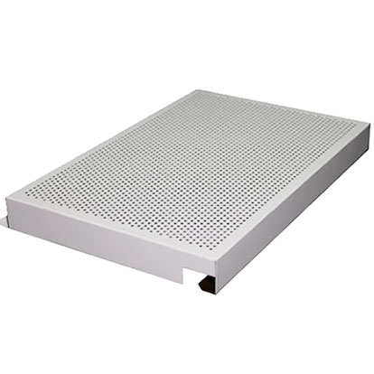 Aluminum corrugated sandwich acoustic panels