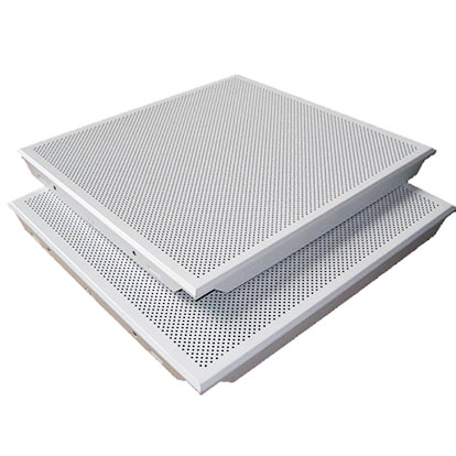 Aluminum perforated sound absorbing board for machine room
