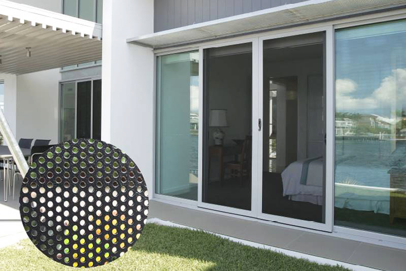 Aluminum door mesh